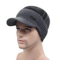 Aetrue Hats Skullies Beanies Hat Beanies For Men Women Wool Scarf Caps Balaclava-Beanies-Bargain Bait Box-dark gray black-Bargain Bait Box