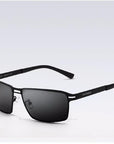 Al Veithdia Classic Sunglasses Men Polarized Lens Vintage Sun Glasses Male-Polarized Sunglasses-Bargain Bait Box-Black-Bargain Bait Box