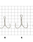 Allblue Strong Treble Hooks Sharp Hooks 2/0 1/0 1