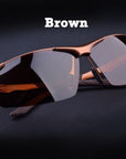 Aluminum Magnesium Alloy Men'S Polarized Sunglasses Driving Mirror Glasses-Polarized Sunglasses-Bargain Bait Box-Brown-Bargain Bait Box