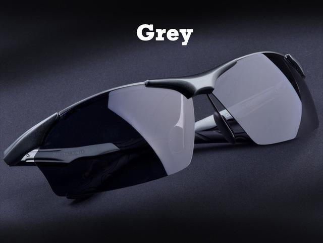 Aluminum Magnesium Alloy Men&#39;S Polarized Sunglasses Driving Mirror Glasses-Polarized Sunglasses-Bargain Bait Box-Grey-Bargain Bait Box