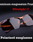 Aluminum Magnesium Alloy Men'S Polarized Sunglasses Driving Mirror Glasses-Polarized Sunglasses-Bargain Bait Box-Grey-Bargain Bait Box