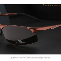 Aluminum Magnesium Men Sunglasses Polarized Sports Driving Night Vision-Polarized Sunglasses-Bargain Bait Box-brown brown-Bargain Bait Box