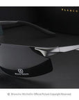 Aluminum Magnesium Men Sunglasses Polarized Sports Driving Night Vision-Polarized Sunglasses-Bargain Bait Box-gray black-Bargain Bait Box