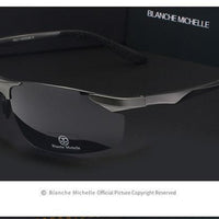 Aluminum Magnesium Mens Driving Night Vision Vintage Polarized Sunglasses Men-Polarized Sunglasses-Bargain Bait Box-Gray-Bargain Bait Box