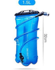 Aonijie 1.5L/2L/3L Running Foldable Tpu Water Bag Sport Hydration Bladder For-Hydration Bags-Bargain Bait Box-Blue-Bargain Bait Box