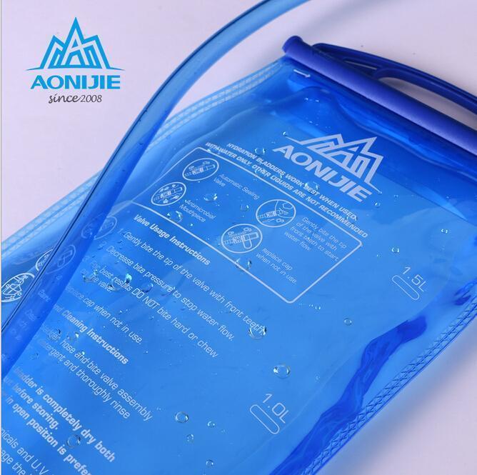 Aonijie1.5L /2L /3L Water Bladder Bag Peva Hydration Bladder Cycling Hiking-AONIJIE Official Store-1.5L-Bargain Bait Box