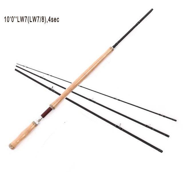 Aventik All Times Im12 Nano Carbon Fiber Short Switch Fly Rods Fast Action-Fly Fishing Rods-Bargain Bait Box-Red-Bargain Bait Box
