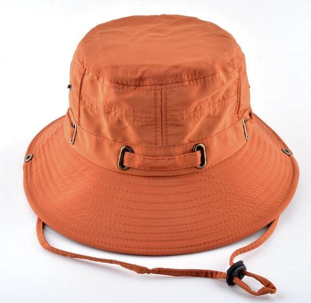 Beach Hats For Men Bob Woman Bucket Gorras S Casual Fishing Caps Men'S Uv-Hats-Bargain Bait Box-Orange-Bargain Bait Box