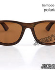 Berwer Bamboo Sunglasses Polarized Sunglasses Popular Design Wooden Sunglasses-Polarized Sunglasses-Bargain Bait Box-brown lens-Bargain Bait Box