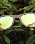 Berwer Bamboo Sunglasses Polarized Sunglasses Popular Design Wooden Sunglasses-Polarized Sunglasses-Bargain Bait Box-gold lens-Bargain Bait Box