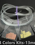 Brass Metal Tubes Fly Tying Materials Us Tubes+Liner Tube+Junction Tubeing-60Pcs-Fly Tying Materials-Bargain Bait Box-13mm-Bargain Bait Box