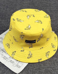 Bucket Cap Man Women Unisex Cotton Banana Hat Bob Caps Cool Sports Ladies-Hats-Bargain Bait Box-Yellow-Bargain Bait Box