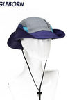 Bucket Hats Round Brimmed Panama Hat Fishing Wide Brim Hatuv Protection Fishi-Hats-Bargain Bait Box-Model 4-Bargain Bait Box