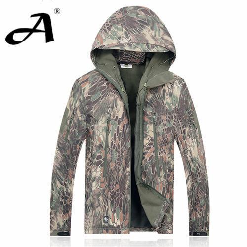 Camo Coat Military Jacket Waterproof Windbreaker Raincoat Clothes Jacket Men-Jackets-Bargain Bait Box-MAD-XS-Bargain Bait Box