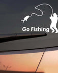 Car Styling Car Covers Go Fishing Car Stickers And Decals For Chevrolet-Fishing Decals-Bargain Bait Box-White-Bargain Bait Box