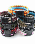 Cheap Camping Parachute Cord Emergency Paracord Bracelet Survival Jewelry For-Survival Gear-Bargain Bait Box-Mix Colors-Bargain Bait Box