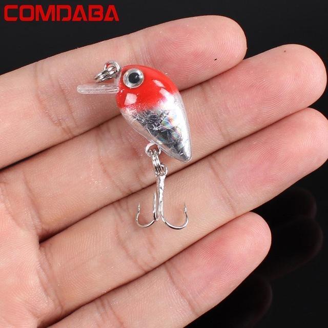 Comdaba 1Pcs Swim Fish 2.6Cm 1.6G Hard Crank Bait Topwater Mini Fishing-Crankbaits-Bargain Bait Box-I-Bargain Bait Box