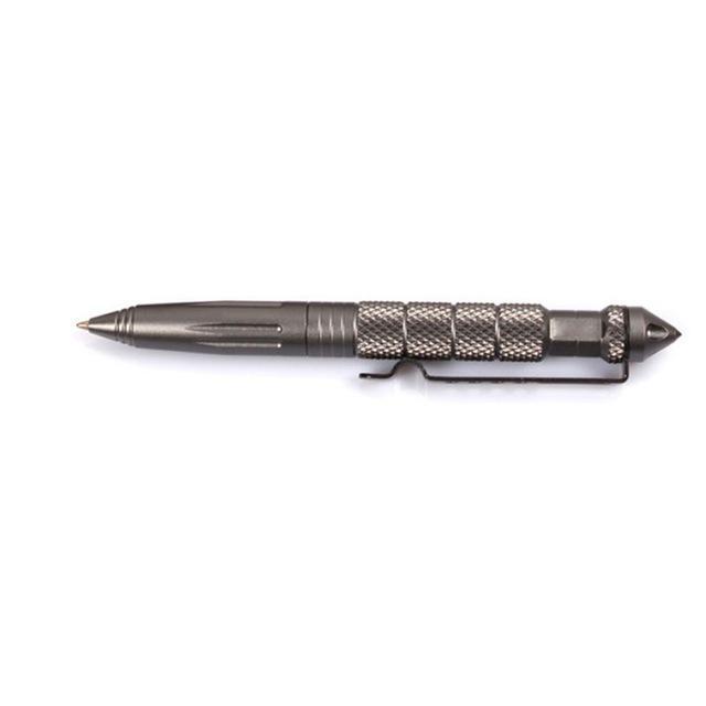 Convenient And Easy To Carry Pocket Black Tactical Pen Glass Breaker Self-Survival Gear-Bargain Bait Box-gray color-Bargain Bait Box