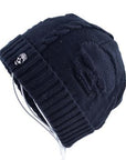 Cool Skull Pattern Hats For Men Beanies Knitted Wool Plus Velvet Bone Solid-Beanies-Bargain Bait Box-Blue Silver Skull-Bargain Bait Box
