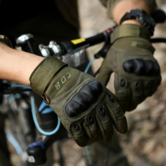 Cqb Tactical Gloves Full Finger Sports Riding Military Men&#39;S Gloves Armor-Gloves-Bargain Bait Box-army green-S-China-Bargain Bait Box