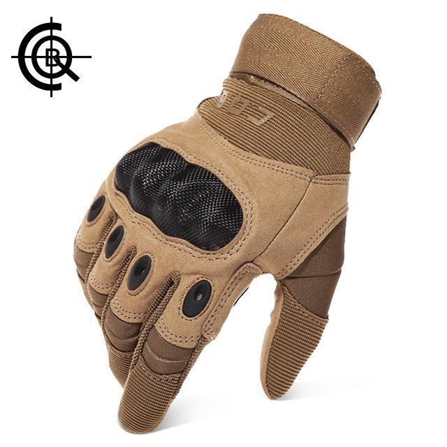 Cqb Tactical Gloves Full Finger Sports Riding Military Men&#39;S Gloves Armor-Gloves-Bargain Bait Box-sand-S-China-Bargain Bait Box