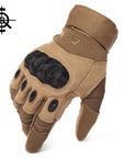 Cqb Tactical Gloves Full Finger Sports Riding Military Men'S Gloves Armor-Gloves-Bargain Bait Box-sand-S-China-Bargain Bait Box