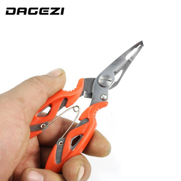 Dageizi Stainless Steel Fishing Pliers With Package 3 Colors Scissors Line-Fishing Pliers-Bargain Bait Box-Black-Bargain Bait Box