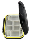 Dagezi Multi-Function Fishing Box Popper 12 Compartments Can Be Adjustable Fly-Compartment Boxes-Bargain Bait Box-Black-Bargain Bait Box