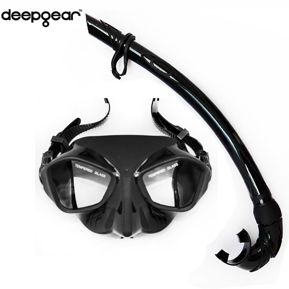 Deepgear Spearfishing Gears Black Low Profile Spearfishing Mask And Flexible-Spearfishing-Bargain Bait Box-Bargain Bait Box