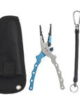 Design Alumimum Multi-Function Fishing Pliers Tool ,Fishing Tackle-Fishing Pliers-Bargain Bait Box-Blue-Bargain Bait Box