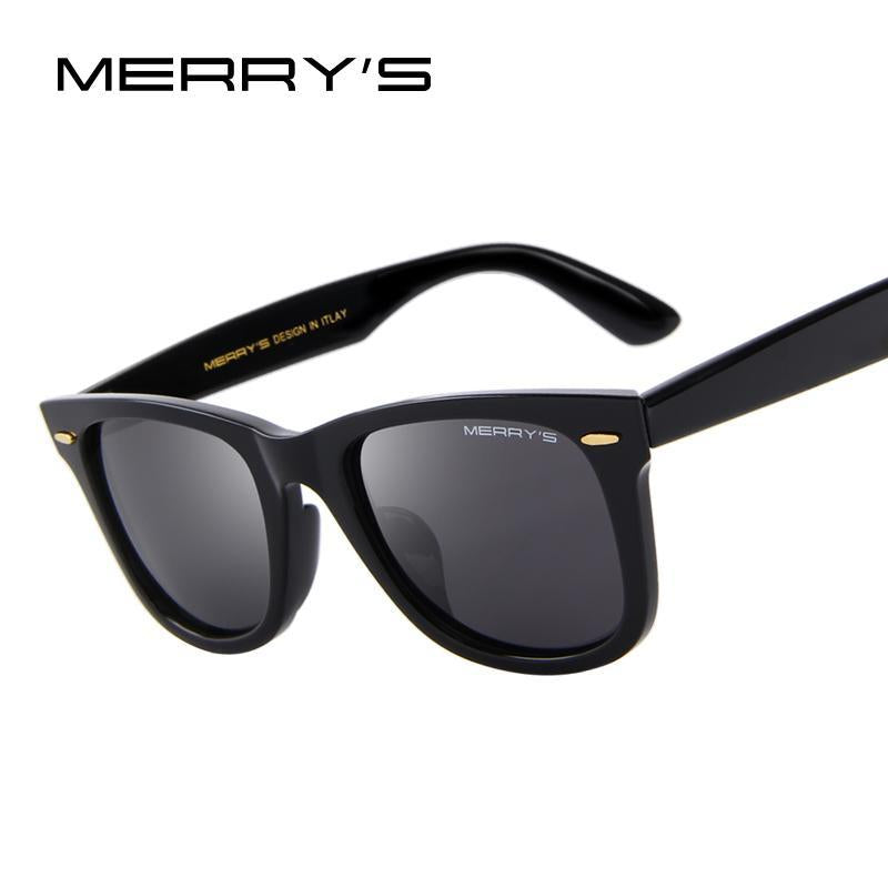 Design Men/Women Classic Retro Rivet Polarized Sunglasses 100% Uv Protection-Polarized Sunglasses-Bargain Bait Box-C01 Black-Bargain Bait Box