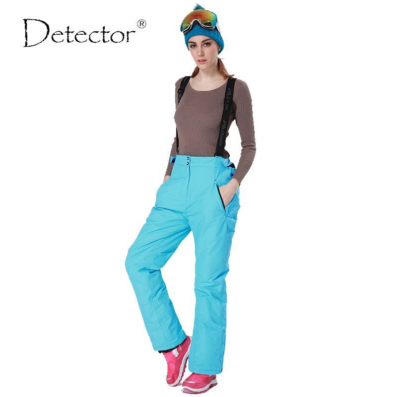 Detector -35 Degree Snow Pants Plus Size Elastic Waist Lady Trousers Skating-Snow Pants-Bargain Bait Box-Blue-M-Bargain Bait Box