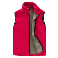 Dimusi Men Fleece Vest Male Thick Warm Waist Outwear Casual Thermal Soft Vests-Vests-Bargain Bait Box-Red-XL-Bargain Bait Box