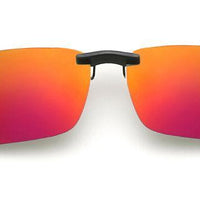 Dressuup Square Mirrored Polarized Sunglasses Clip For Women Men Coating-Polarized Sunglasses-Bargain Bait Box-C8-Bargain Bait Box