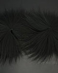 Dyed Arctic Marble Fox Tail Hair Fly Tying Material - 2 Pcs Per Pack-Fly Tying Materials-Bargain Bait Box-black-Bargain Bait Box