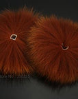 Dyed Arctic Marble Fox Tail Hair Fly Tying Material - 2 Pcs Per Pack-Fly Tying Materials-Bargain Bait Box-brown-Bargain Bait Box