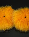 Dyed Arctic Marble Fox Tail Hair Fly Tying Material - 2 Pcs Per Pack-Fly Tying Materials-Bargain Bait Box-golden-Bargain Bait Box