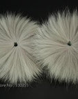 Dyed Arctic Marble Fox Tail Hair Fly Tying Material - 2 Pcs Per Pack-Fly Tying Materials-Bargain Bait Box-gray-Bargain Bait Box