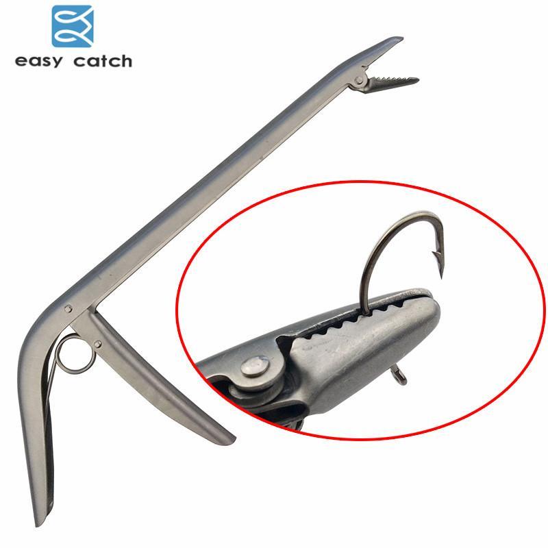 Easy Catch Full Metal Stainless Steel Fishing Hook Remover Long Gun Type Fishing-Hook Removal Tools-Bargain Bait Box-Bargain Bait Box