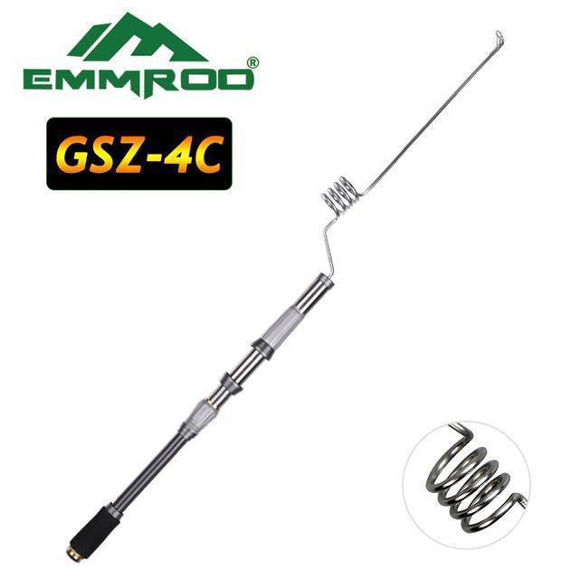 Emmrod Lengthened Spinning Rods Packer Rod Compact Fishing Pole Spin Rod-Ice Fishing Rods-Bargain Bait Box-White-Bargain Bait Box