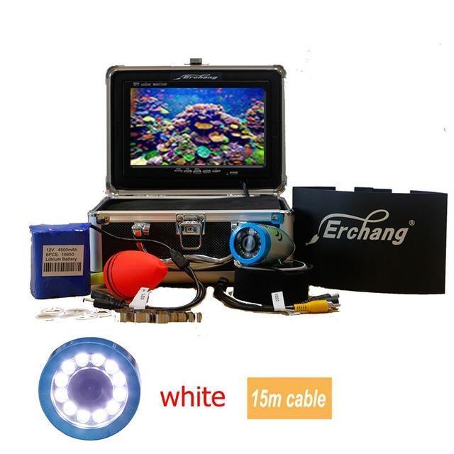 Erchang Fish Finder Underwater Fishing Camera7&#39;&#39; 1000Tvl Hd Waterproof Video-Underwater Cameras-Bargain Bait Box-China-15M White LED-Bargain Bait Box