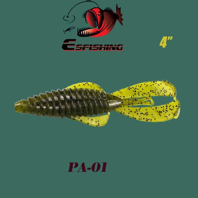 Esfishing 6Pcs 10Cm/8.2G Rage Bug Craw 4&quot; Fishing Soft Baits Fishing-Craws-Bargain Bait Box-PA01-Bargain Bait Box