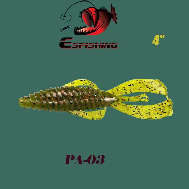 Esfishing 6Pcs 10Cm/8.2G Rage Bug Craw 4&quot; Fishing Soft Baits Fishing-Craws-Bargain Bait Box-PA03-Bargain Bait Box