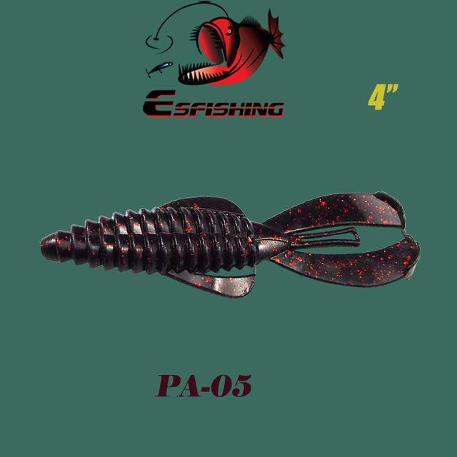 Esfishing 6Pcs 10Cm/8.2G Rage Bug Craw 4&quot; Fishing Soft Baits Fishing-Craws-Bargain Bait Box-PA05-Bargain Bait Box