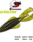 Esfishing 6Pcs 10Cm/8.2G Rage Bug Craw 4" Fishing Soft Baits Fishing-Craws-Bargain Bait Box-PA05-Bargain Bait Box