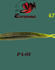 Esfishing 6Pcs 12Cm/8G Fluke 4.7" Soft Fishing Bait Soft Fishing-Jerk Baits-Bargain Bait Box-PA01-Bargain Bait Box