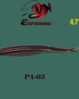 Esfishing 6Pcs 12Cm/8G Fluke 4.7" Soft Fishing Bait Soft Fishing-Jerk Baits-Bargain Bait Box-PA05-Bargain Bait Box