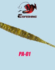 Esfishing Worm Ice Fishing Bait Soft 20Pcs 4.2Cm/0.5G Polaris 1.7" Fishing-Jerk Baits-Bargain Bait Box-PA01-40mm-Bargain Bait Box