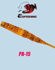 Esfishing Worm Ice Fishing Bait Soft 20Pcs 4.2Cm/0.5G Polaris 1.7" Fishing-Jerk Baits-Bargain Bait Box-PA15-40mm-Bargain Bait Box
